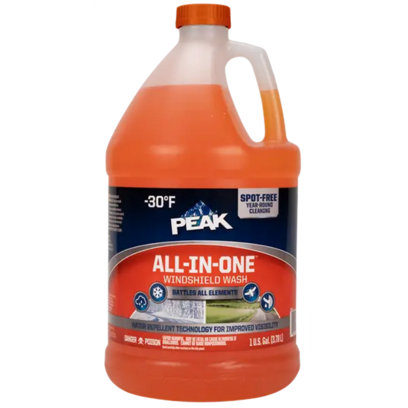 PEAK WINDSHIELD WASHER  -30 ORANGE  10101