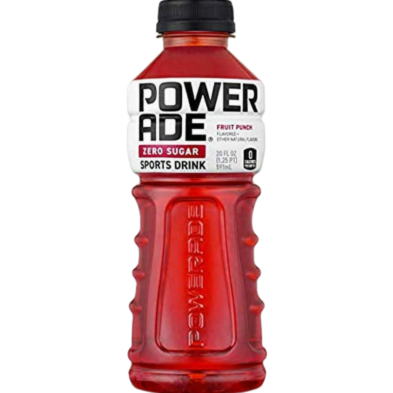 POWERADE ZERO SUGAR FRUIT PUNCH 20OZ