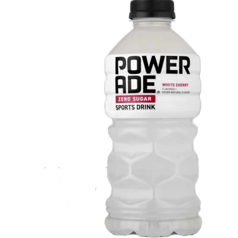 POWERADE ZERO SUGAR WHITE CHERRY 28OZ/15CT
