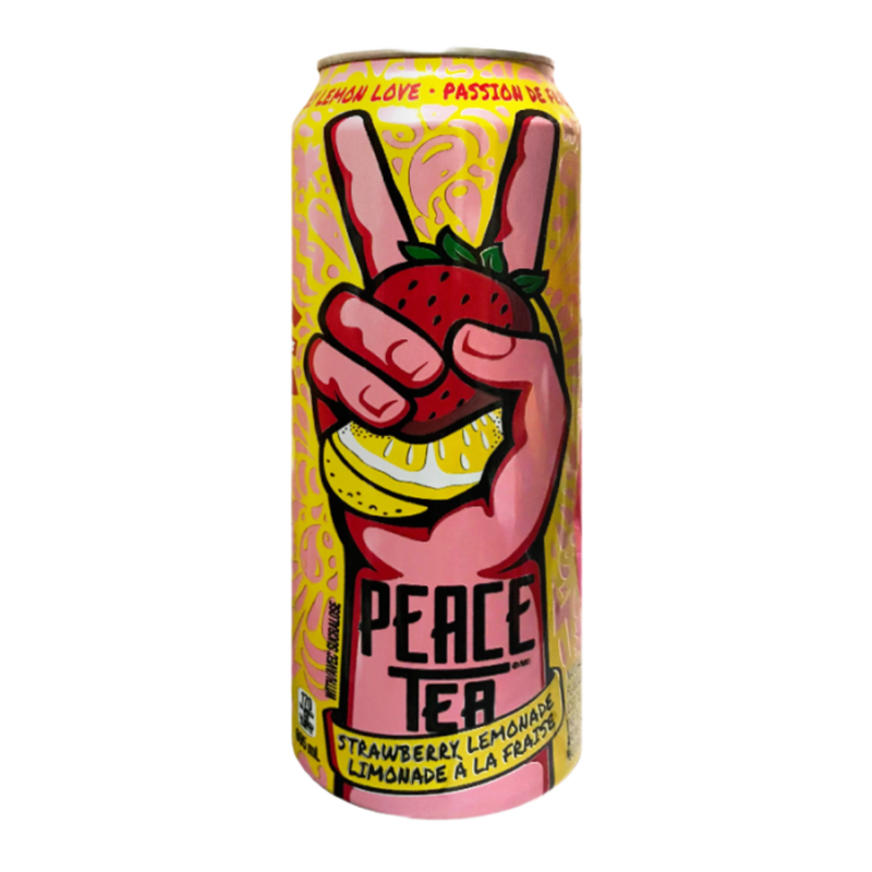 PEACE TEA STRAWBERRY LEMONADE 23OZ/12PK