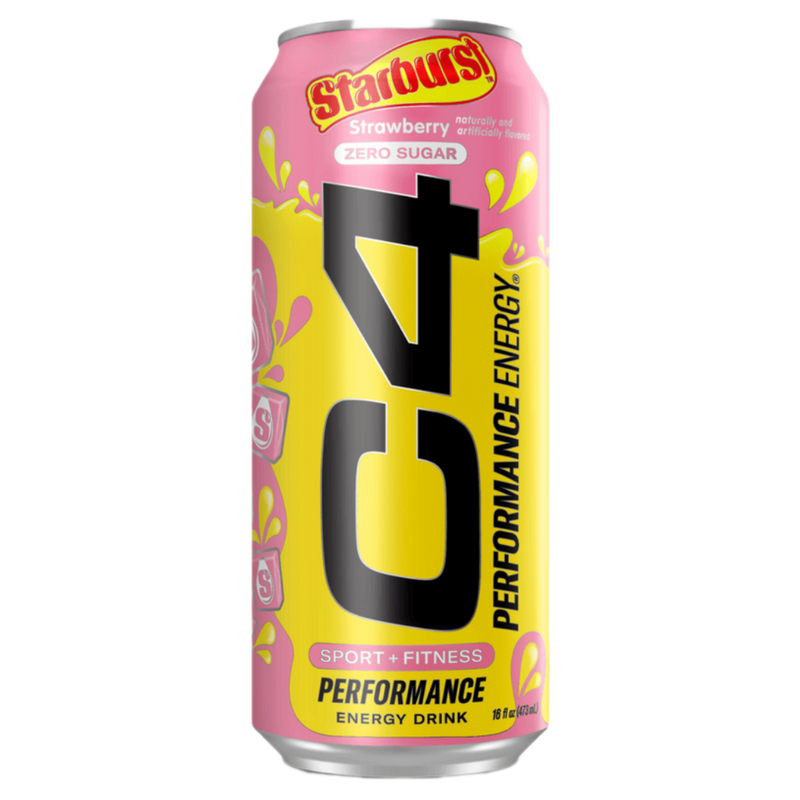 C4 ENERGY STARBUST STRAWBERRY 16OZ/12PK1