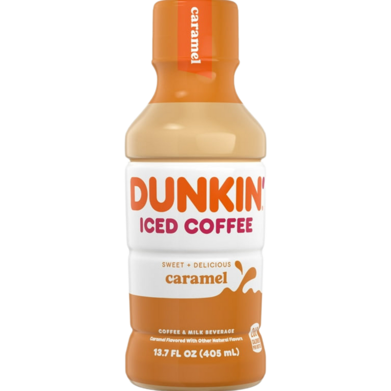 DUNKIN DONUTS ICED COFFEE CARAMEL 13.7OZ/12PK