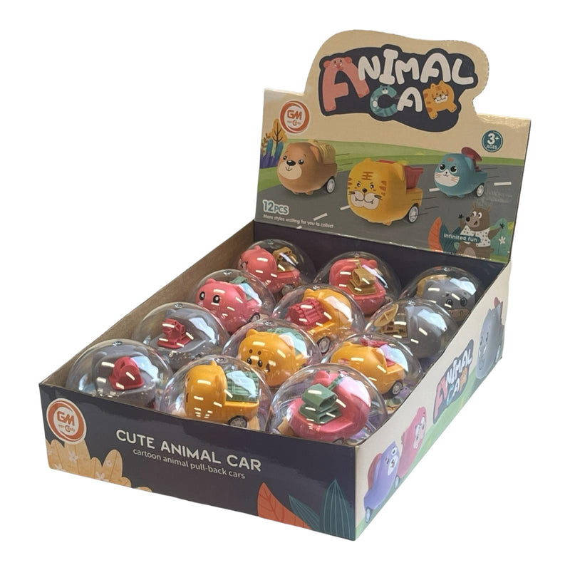 ANIMAL CAR CANDY 12CT