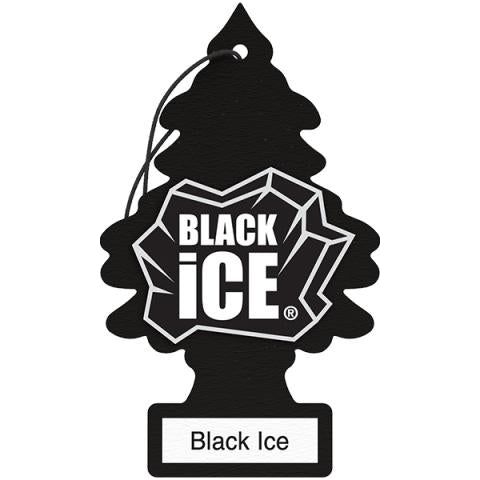LITTLE TREE AIR FRESHNER BLACK ICE 24ct
