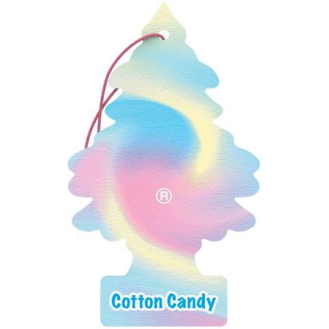 LITTLE TREE CAR AIR FRESHENER COTTON CANDY 24CT