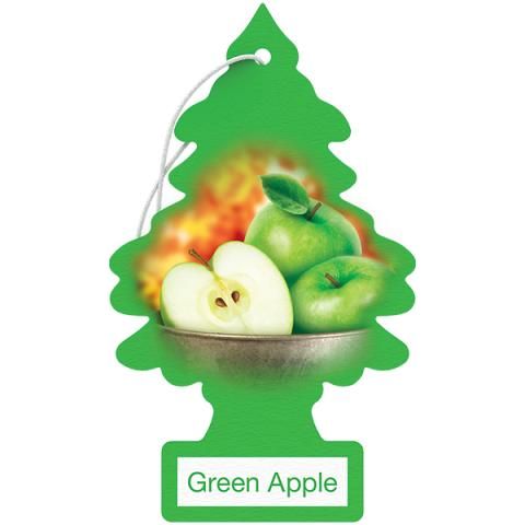 LITTLE TREE AIR FRESHNER GREEN APPLE 24ct