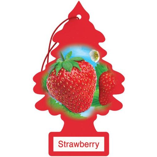 LITTLE TREE CAR AIR FRESHENER STRAWBERRY 24CT