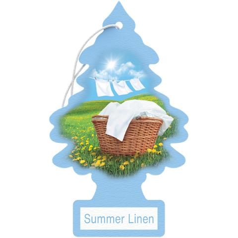 LITTLE TREE AIR FRESHNER SUMMER LINEN 24ct