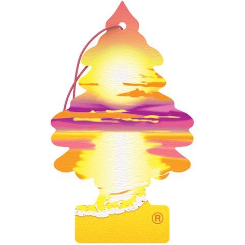 LITTLE TREE AIR FRESHNER SUNSET BEACH 24ct