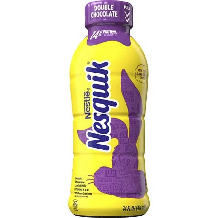 NESQUIK DOUBLE CHOCOLATE 14OZ/12CT