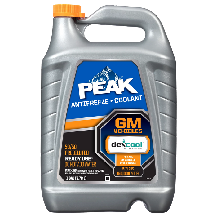 PEAK ANTIFREEZE+COOLANT DEX COOL 50/50 PREDILUTED 6CT/1G