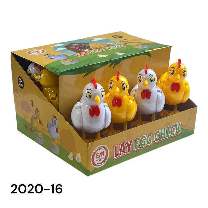 LAY EGG CHICK TOY CANDY 12CT