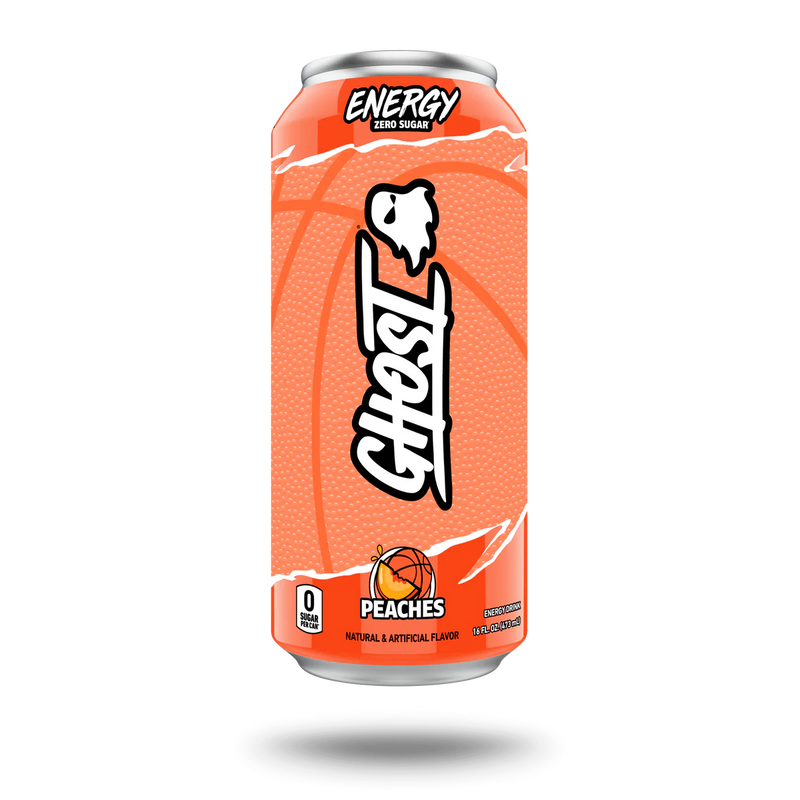 GHOST ENERGY PEACHES 16OZ/12PK