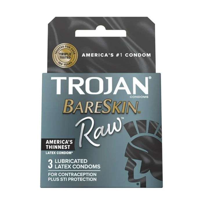 TROJAN BARESKIN RAW 3CT/6PK