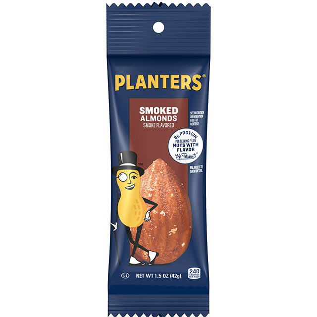 PLANTERS SMOKED ALMONDS 18ct