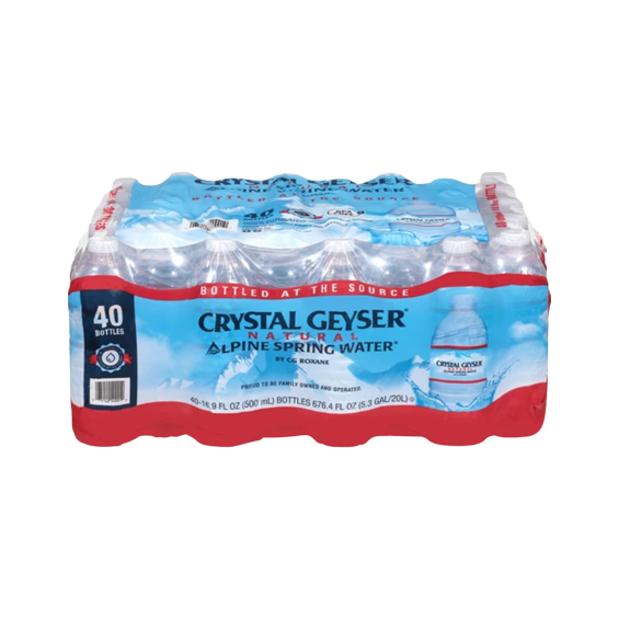 CRYSTAL GEYSER WATER 40ct