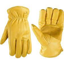 GLOVE YELLOW HEAVY 6CT