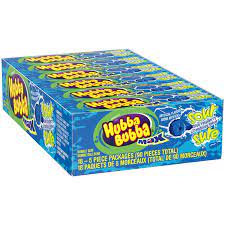 HUBBA BUBBA GUM  MAX SOUR BLUE 12CT