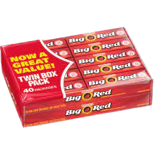 BIG RED GUM .50c/40CT