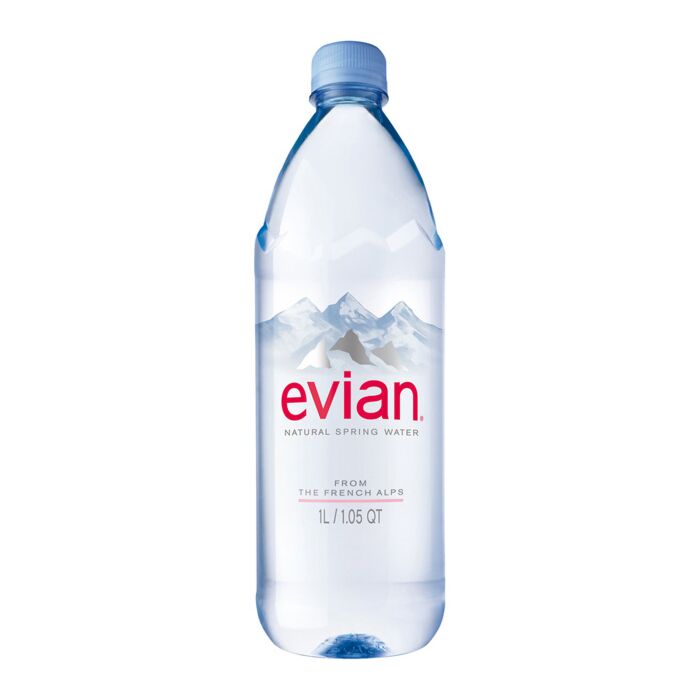 EVIAN WATER 1L//12PK