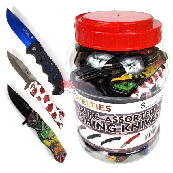KNIFE JAR 36PC