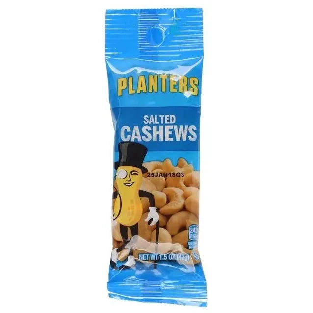 PLANTERS SALTED CASHEWS 18ct