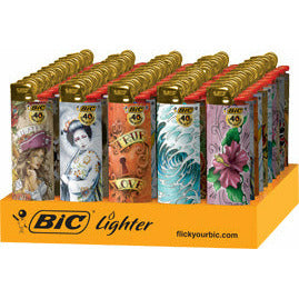 BIC LIGHTER TATTOO 50CT