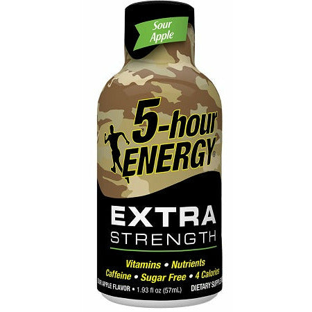 5 HOUR ENERGY EXTRA STRENGTH SOUR APPLE 12CT