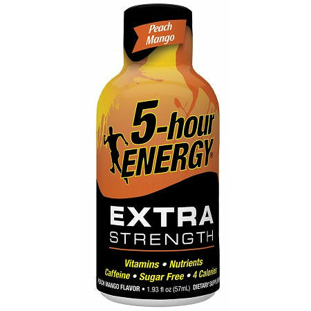 5 HOUR ENERGY EXTRA STRENGTH PEACH MANGO 12CT