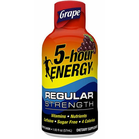 5 HOUR ENERGY REGULAR STRENGTH GRAPE 12CT