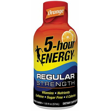 5 HOUR ENERGY REGULAR STRENGTH ORANGE 12CT