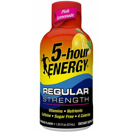 5 HOUR ENERGY REGULAR STRENGTH PINK LEMONADE 12CT