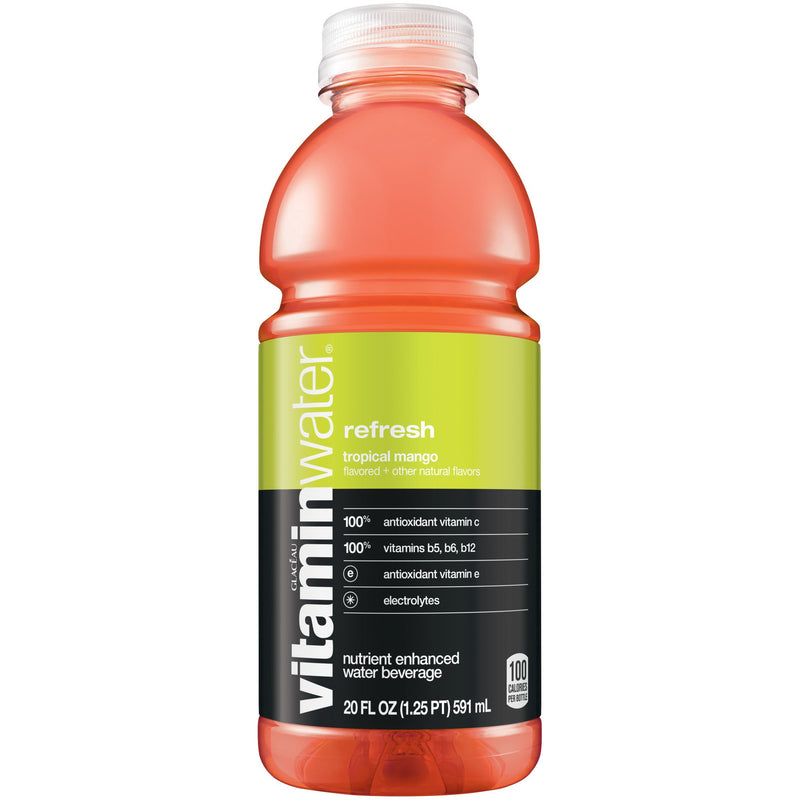 VITAMIN WATER REFRESH (TROPICAL MANGO) 20OZ/12CT