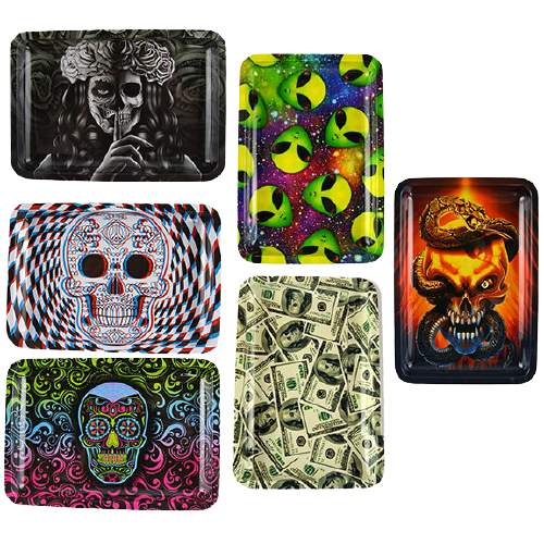 SMOKEZILLA MINI ROLLING TRAY 6CT DISPLAY