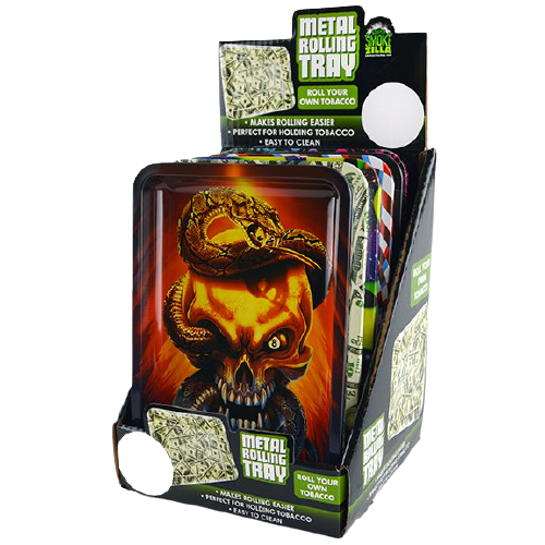 SMOKEZILLA MINI ROLLING TRAY 6CT DISPLAY