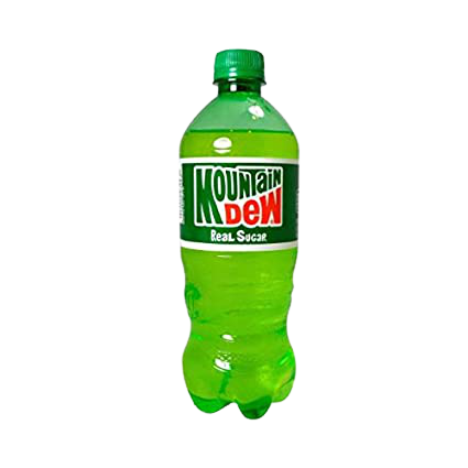 MTN DEW REAL SUGAR 20OZ/24CT
