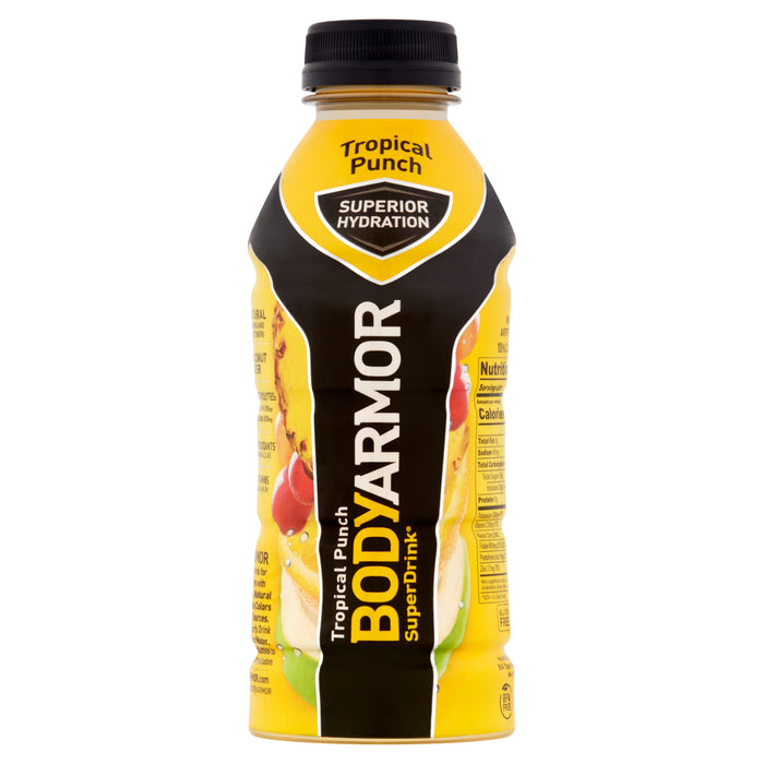 BODY ARMOUR TROPICAL PUNCH 16OZ/12CT OR 28OZ/12CT