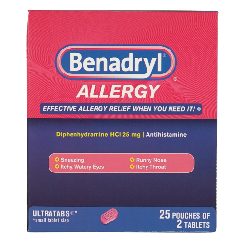 BENADRYL ALLERGY 2CT/25PK