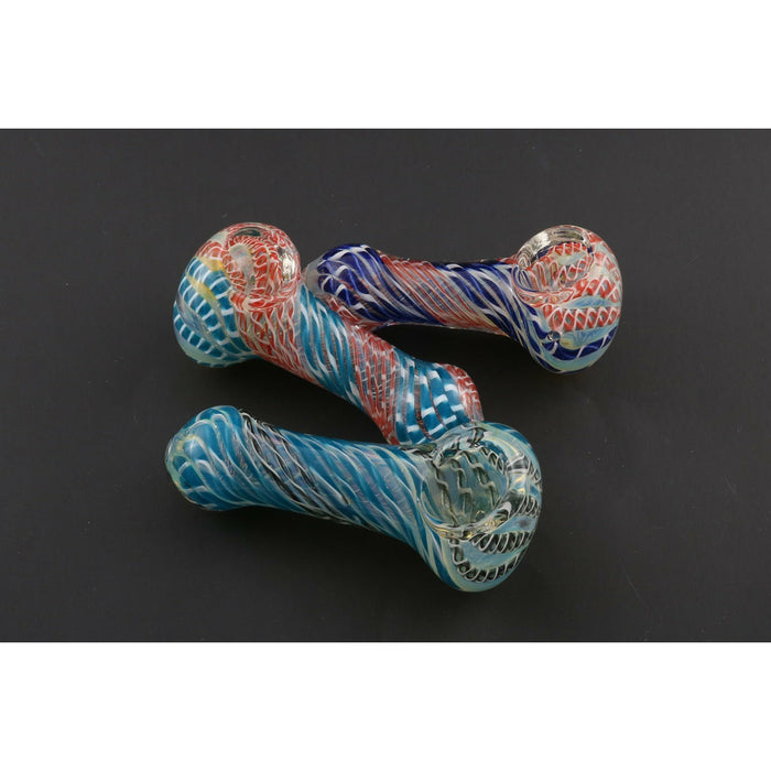 3" SPOON PIPES 3CT ASST-FT6