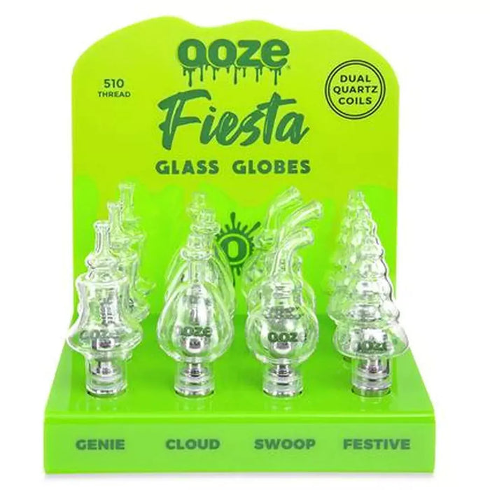 OOZE GLASS FIESTA GLASS GLOBE 12CT