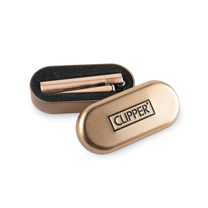 CLIPPER LIGHTER METAL ROSE GOLD 12CT