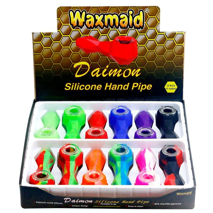 WAXMAID SILICONE PIPE 12CT DISPLAY