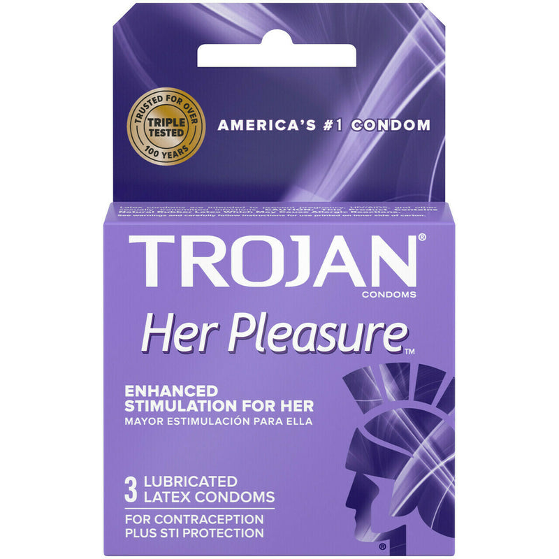 TROJAN HER PLEASURE 3CT/6PACK