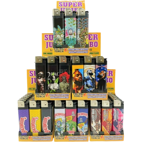 SUPER JUMBO LIGHTERS 18CT