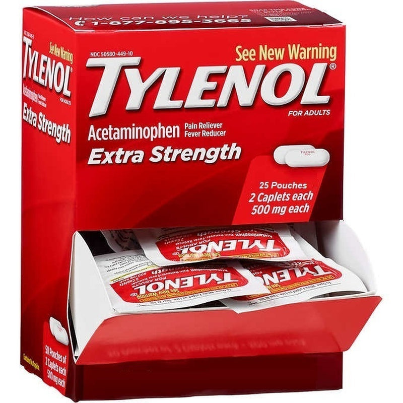 TYLENOL EXTRA STRENGTH 2PACK/25CT
