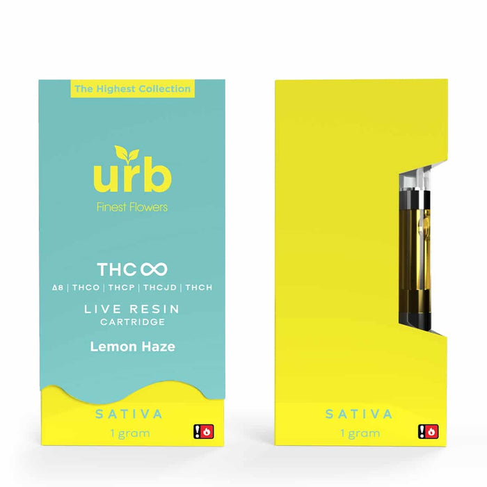 URB LIVE RESIN INFINITY THC-O CARTRIDGE 1G 6CT BOX