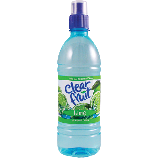 CLEAR FRUIT LIME 16OZ/24CT