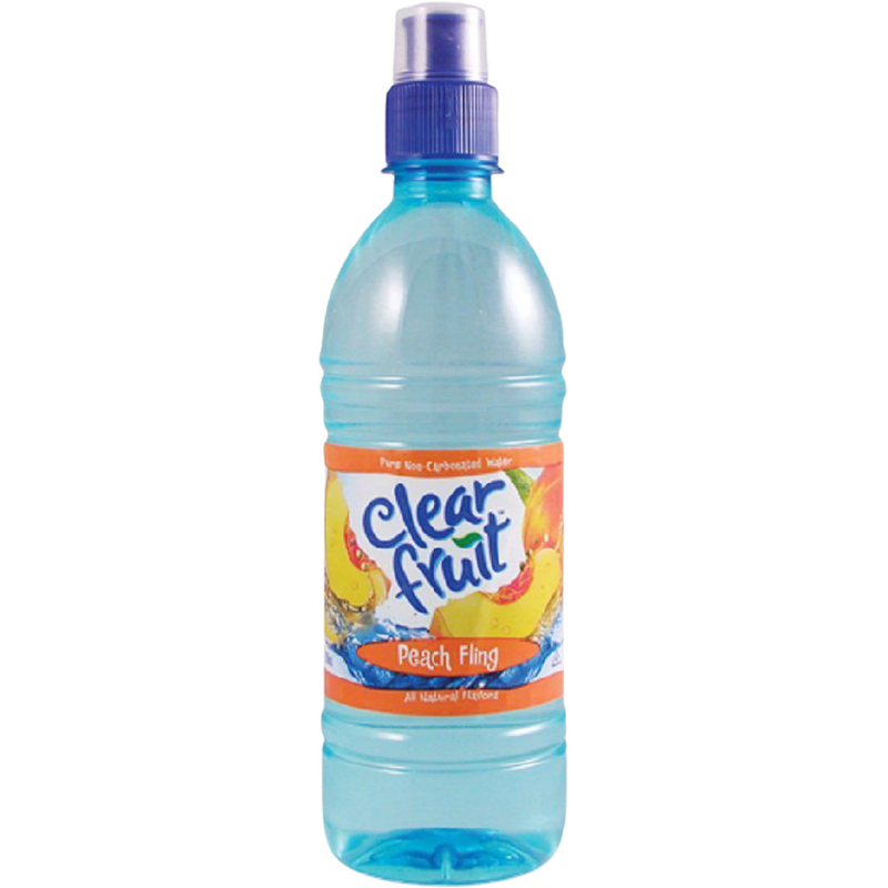 CLEAR FRUIT  PEACH FLING 16OZ/24CT