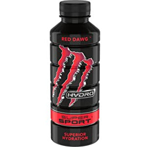 MONSTER HYDRO RED DAWG 20OZ/12CT
