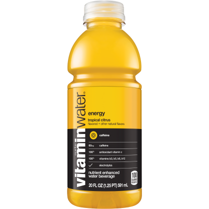 VITAMIN WATER ENERGY (TROPICAL CITRUS) 20OZ/12CT